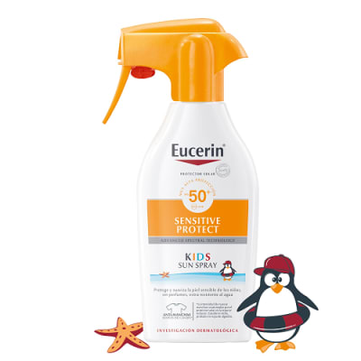 Eucerin Sun Sensitive Protect Kids Spray Corporal Fps50+ 250 Ml Vence 02/2026 Stock 1